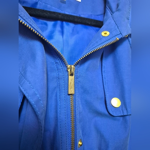 Calvin Klein Women's Large Utility Jacket in Vibrant Blue - Picture 5 of 8